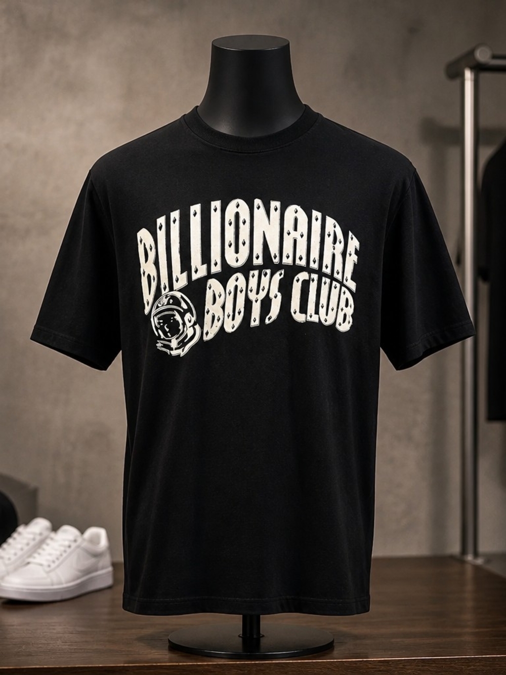 Billionaire Boys Club Black Tee with White Arch Logo